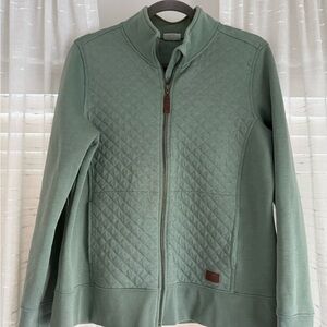 L.L. Bean Women's Sage Quilted Zip Up